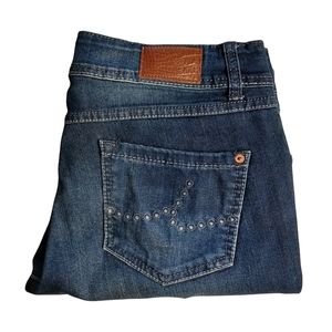 INC DENIM Straight Leg Regular Fit Short Blue Jeans 10 Short